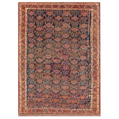Fine del XIX secolo S.E. Tappeto Persiano Afshar ( 4'6" x 6' - 137 x 183 )
