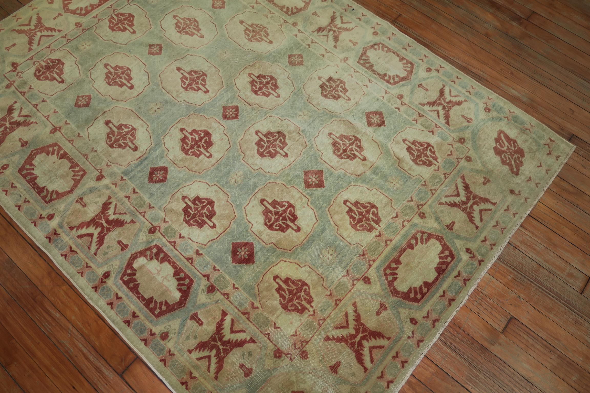 Antiker türkischer Sivas-Teppich aus Seeschaum des späten 19. Jahrhunderts (Wolle) im Angebot