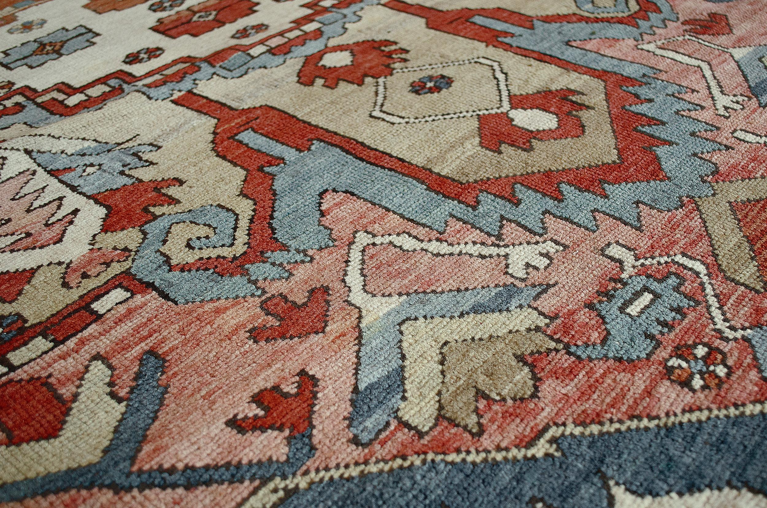 Persian Late 19th Century Serapi Rug from North West Persia For Sale