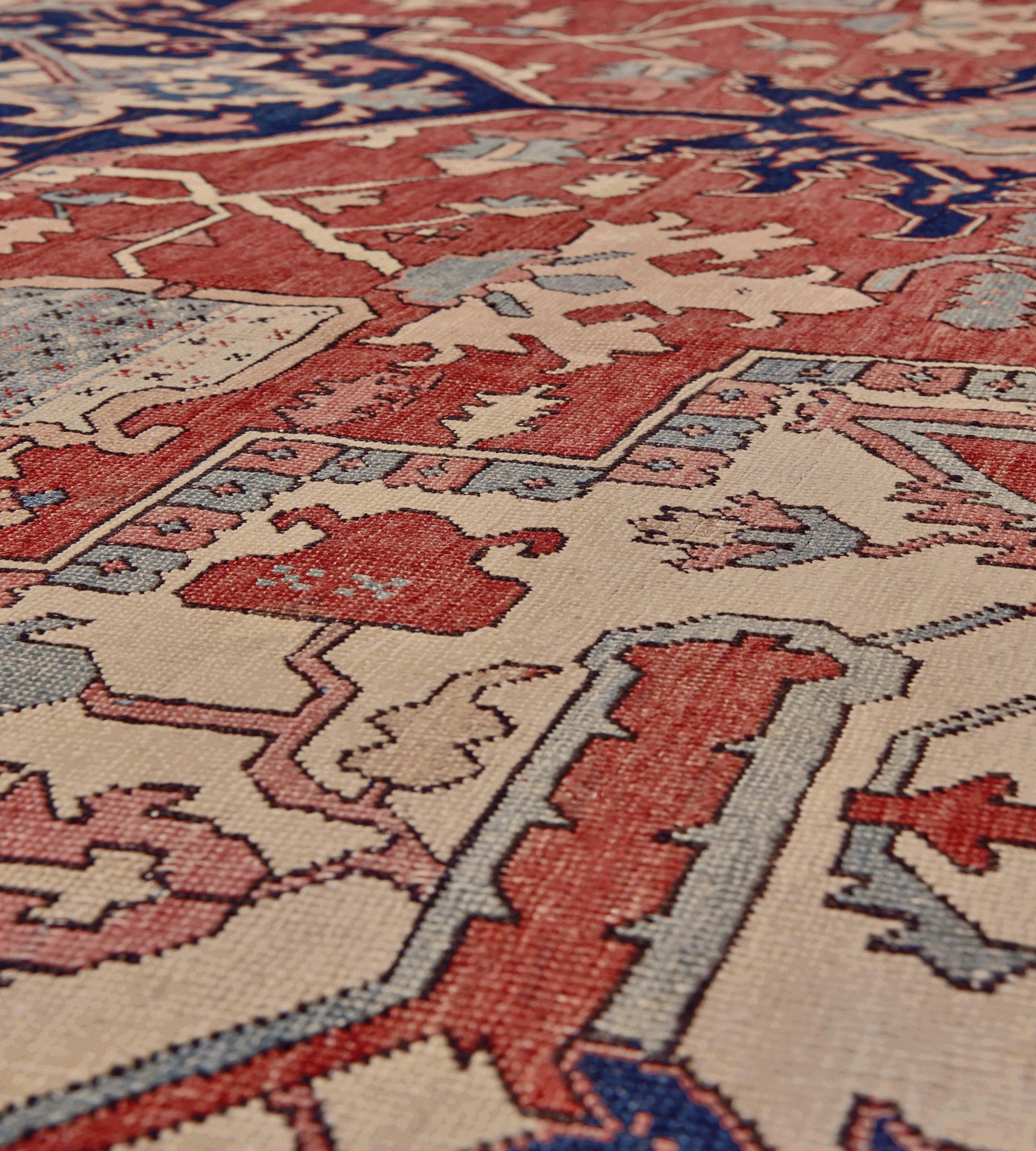 Late 19th Century Serapi Rug from North West Persia For Sale 1