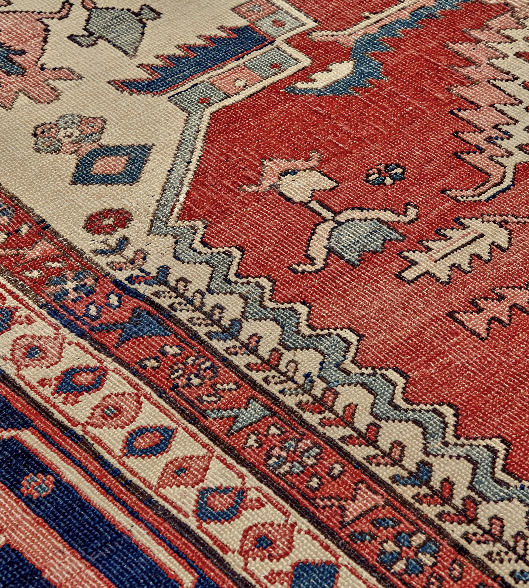 Late 19th Century Serapi Rug from North West Persia For Sale 2