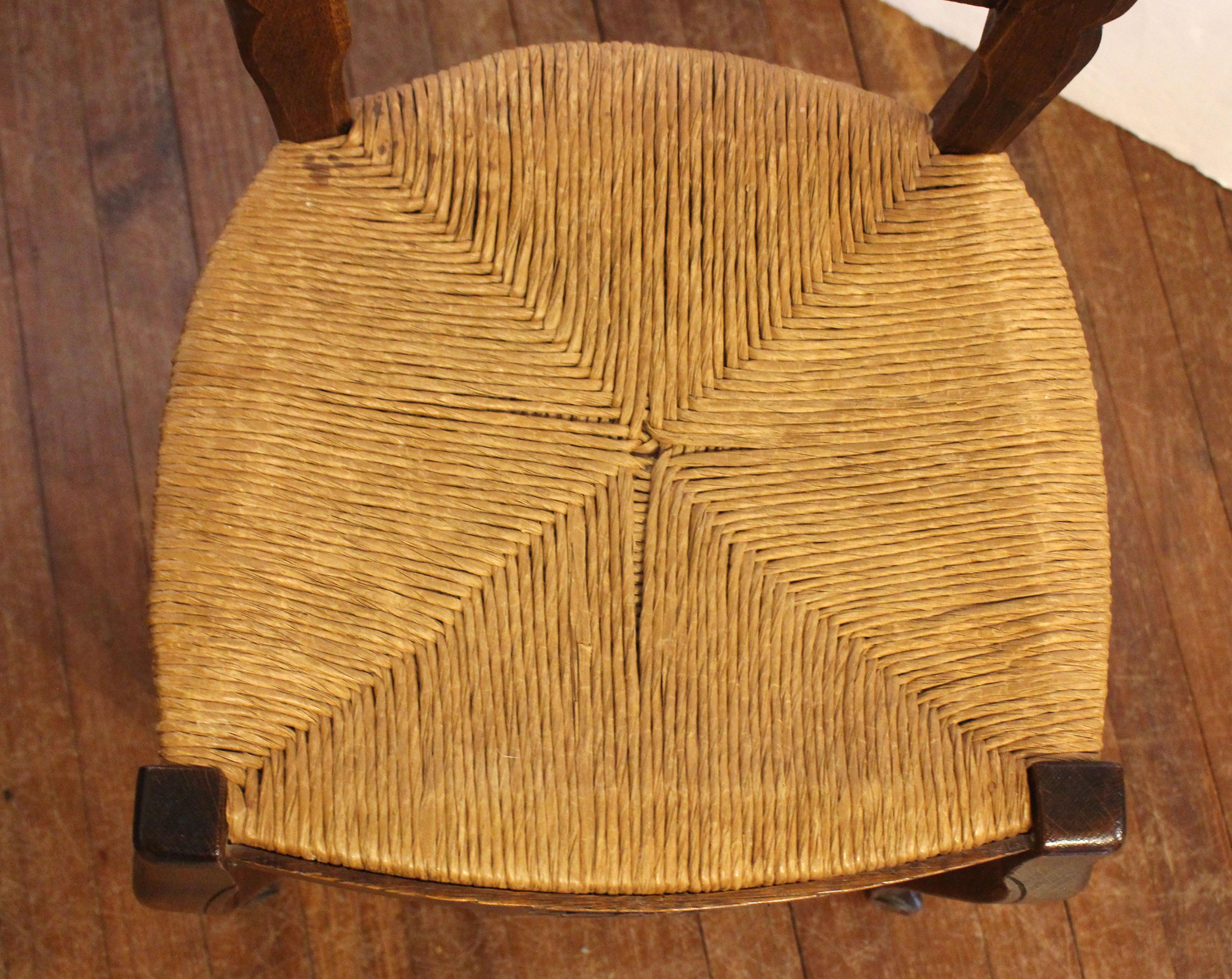 Late 19th Century Set of 8 Country French Dining Chairs 2