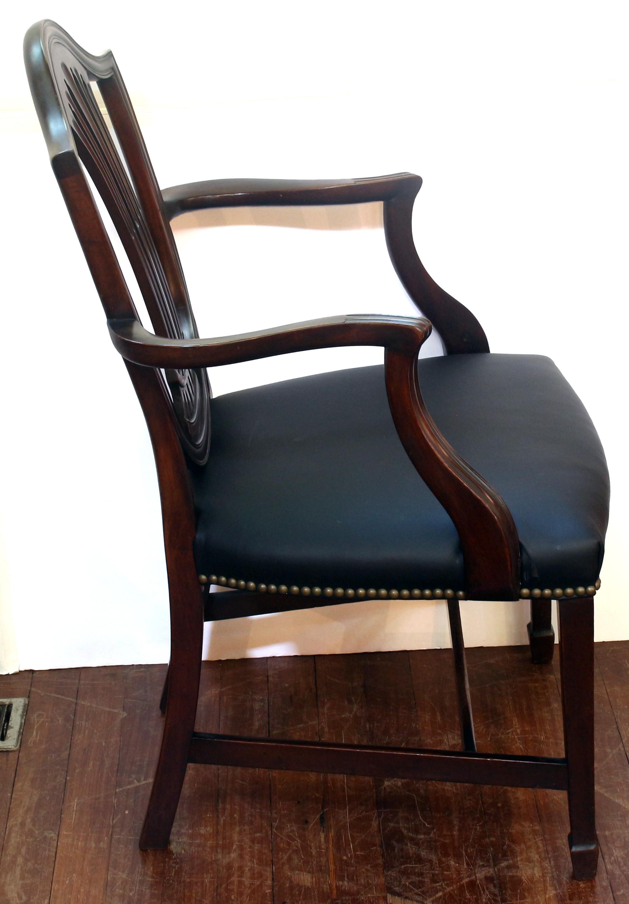 Late 19th Century Set of 8 English Dining Chairs 2
