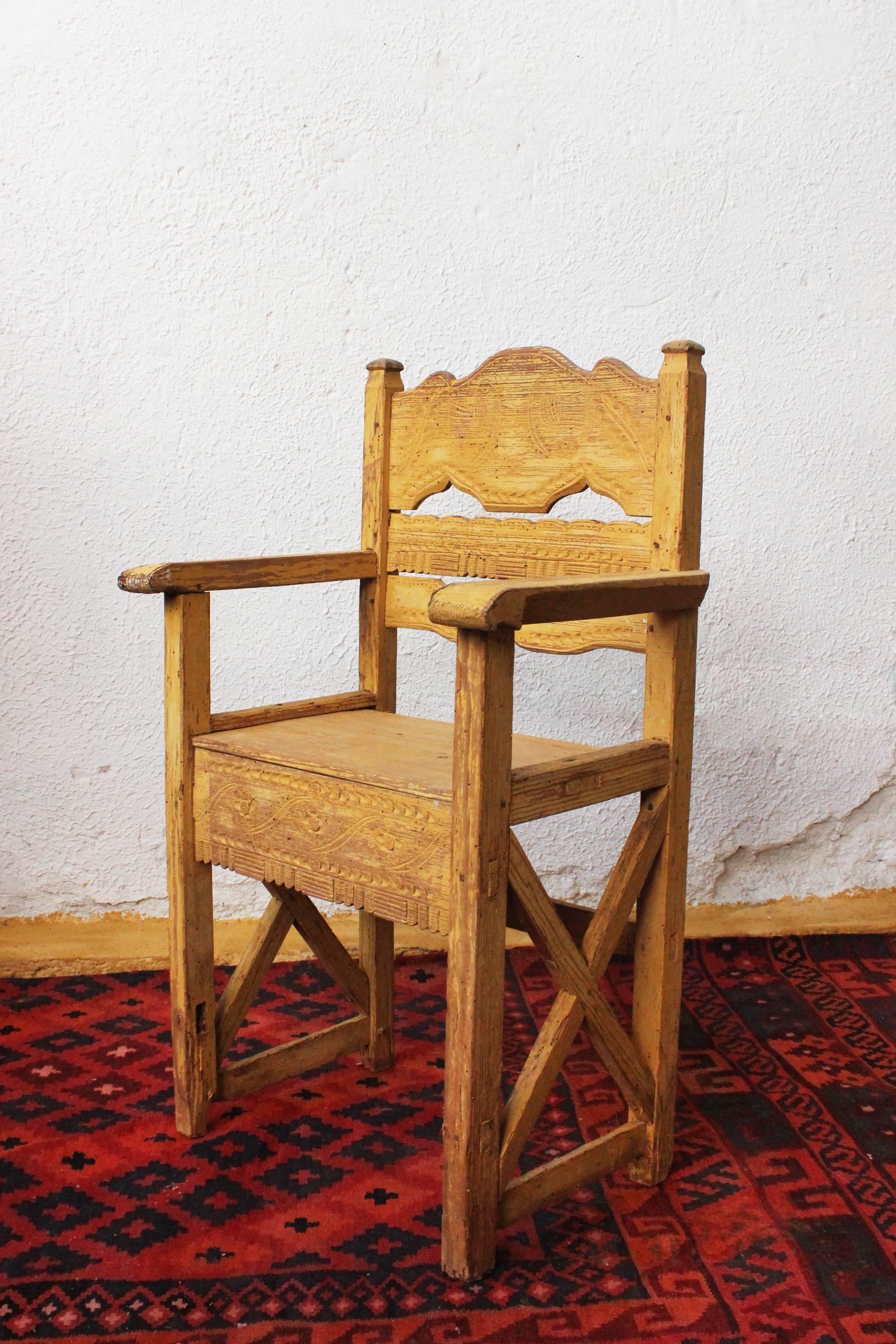Late 19th Century Set of Chairs Found in Western Mexico In Good Condition In Guadalajra, Jal