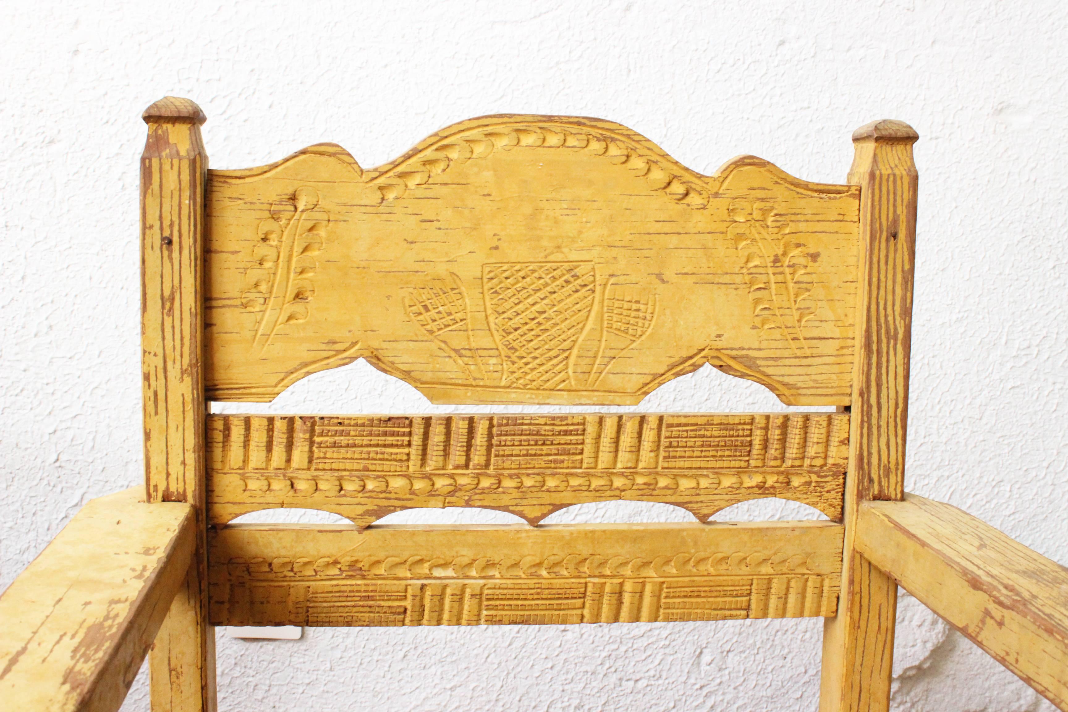 20th Century Late 19th Century Set of Chairs Found in Western Mexico