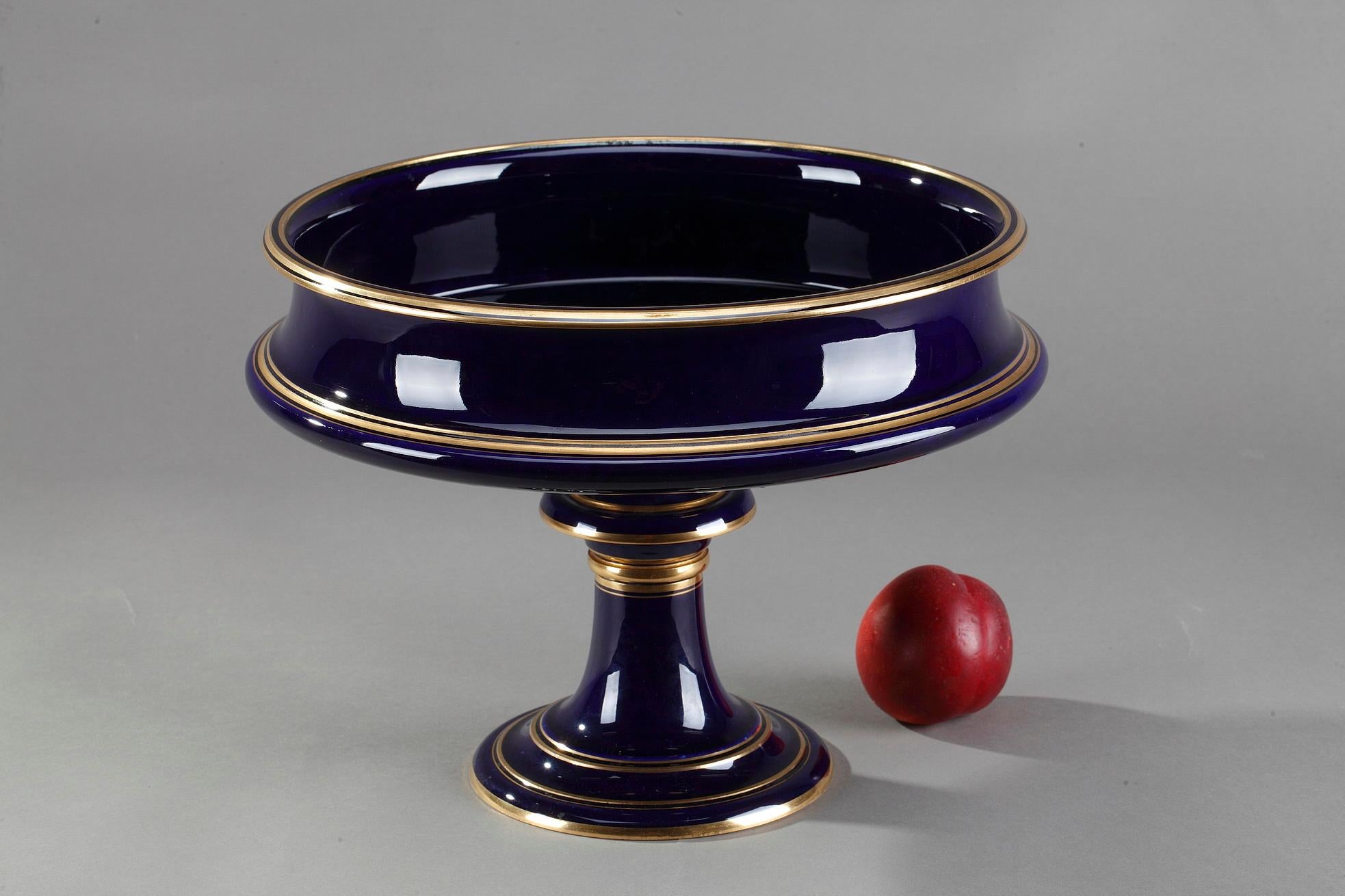 Napoleon III Late 19th Century Sevres Porcelain Display Bowl, 1878