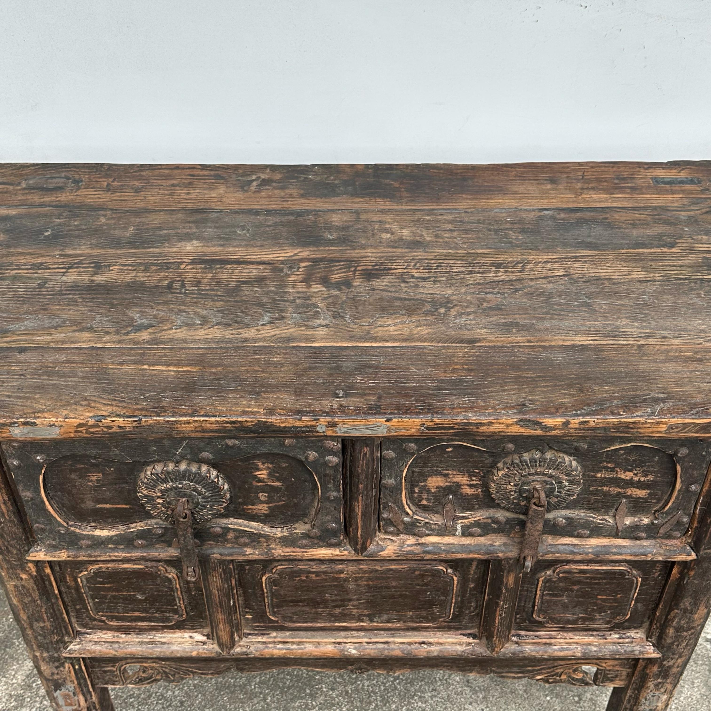 Chinese Late 19th Century Shanxi Coffer Table