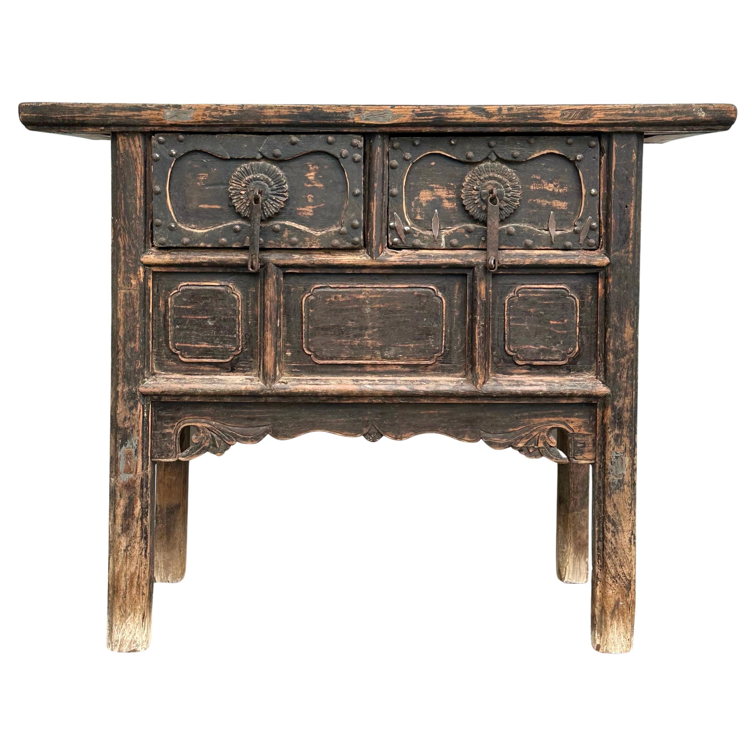 Late 19th Century Shanxi Coffer Table For Sale