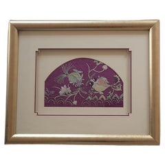 Late 19th Century Silk/Satin Embroidery