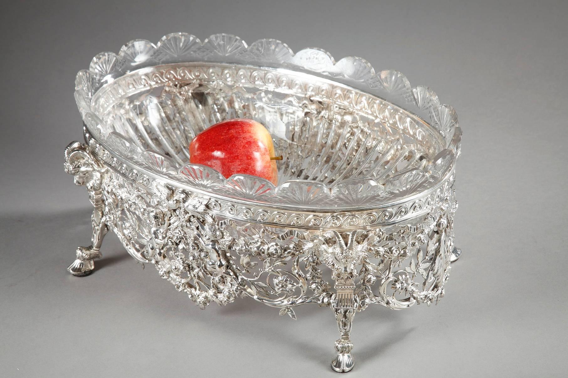 silver jardiniere