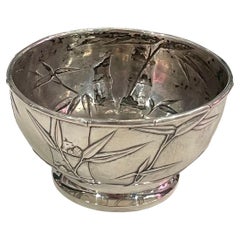 Late 19th Century Silver Chinoiserie Bowl 