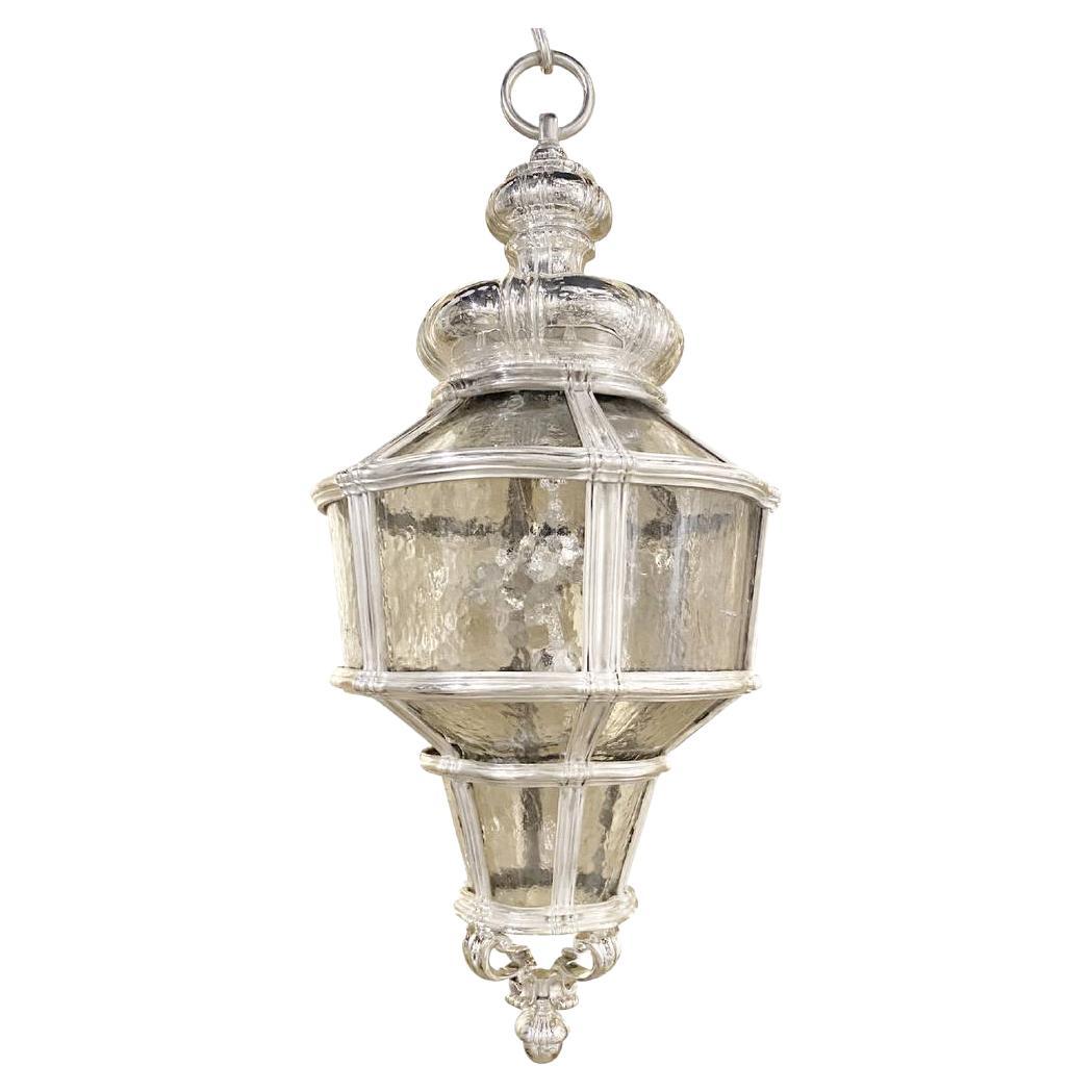 Late 19th century Silver Plated Caldwell Lantern For Sale