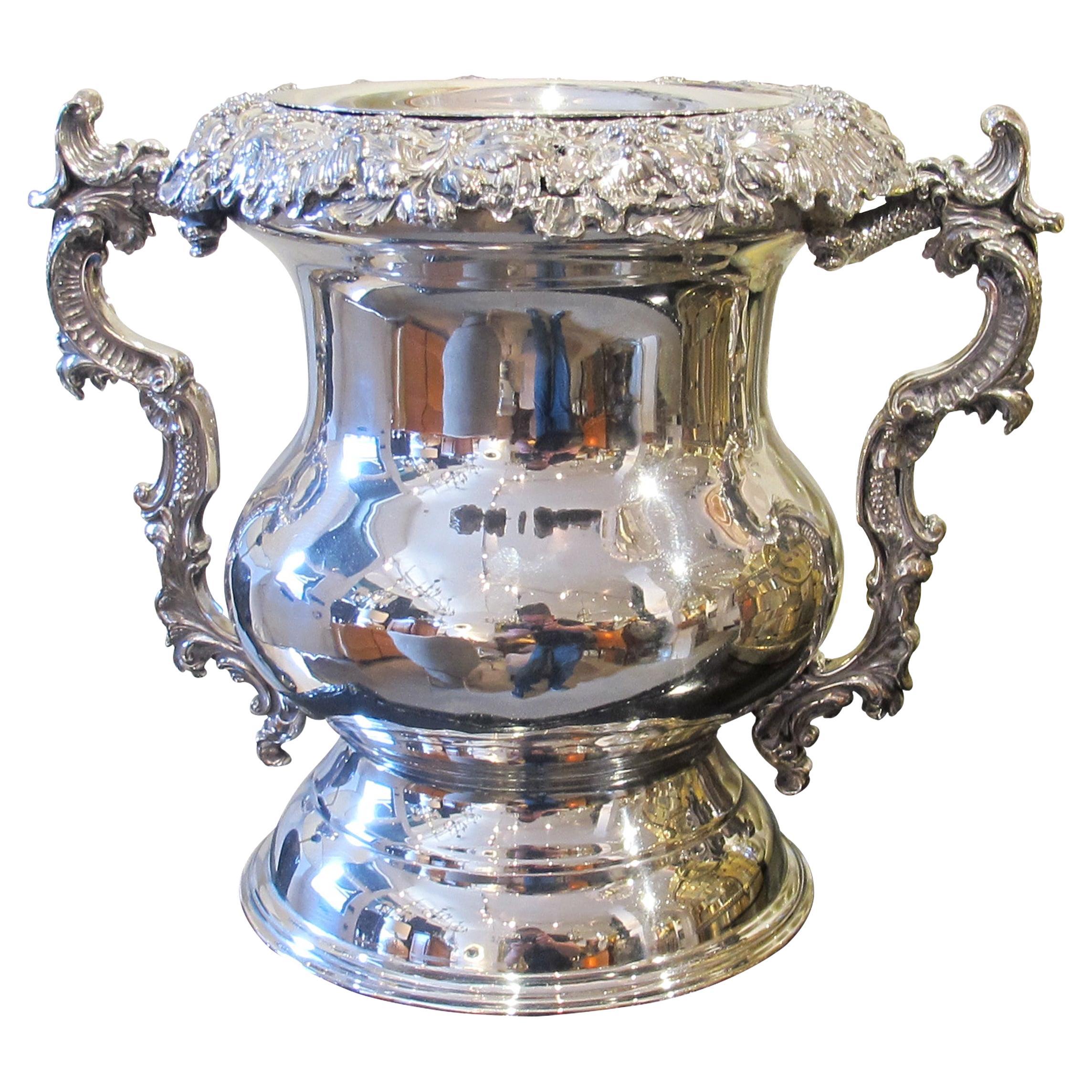 Late 19th Century Silver-Plated Ice Bucket –  England