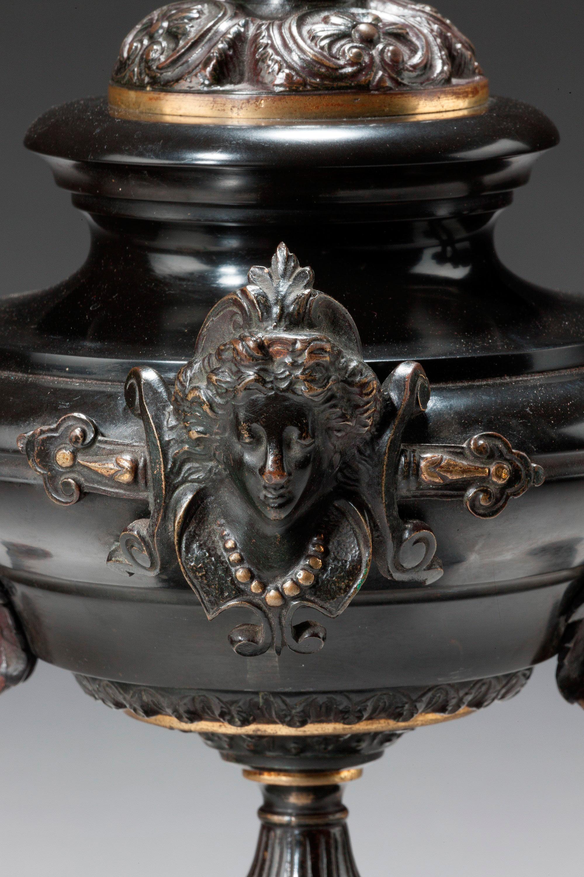 Late 19th Century Slate and Bronze Twin Handled Cup 3