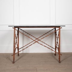 Late 19th Century Slate Topped Florist Table