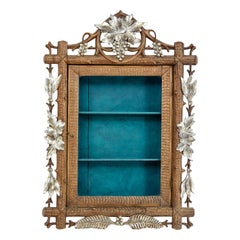 Late 19th Century Small Black Forest Display Cabinet