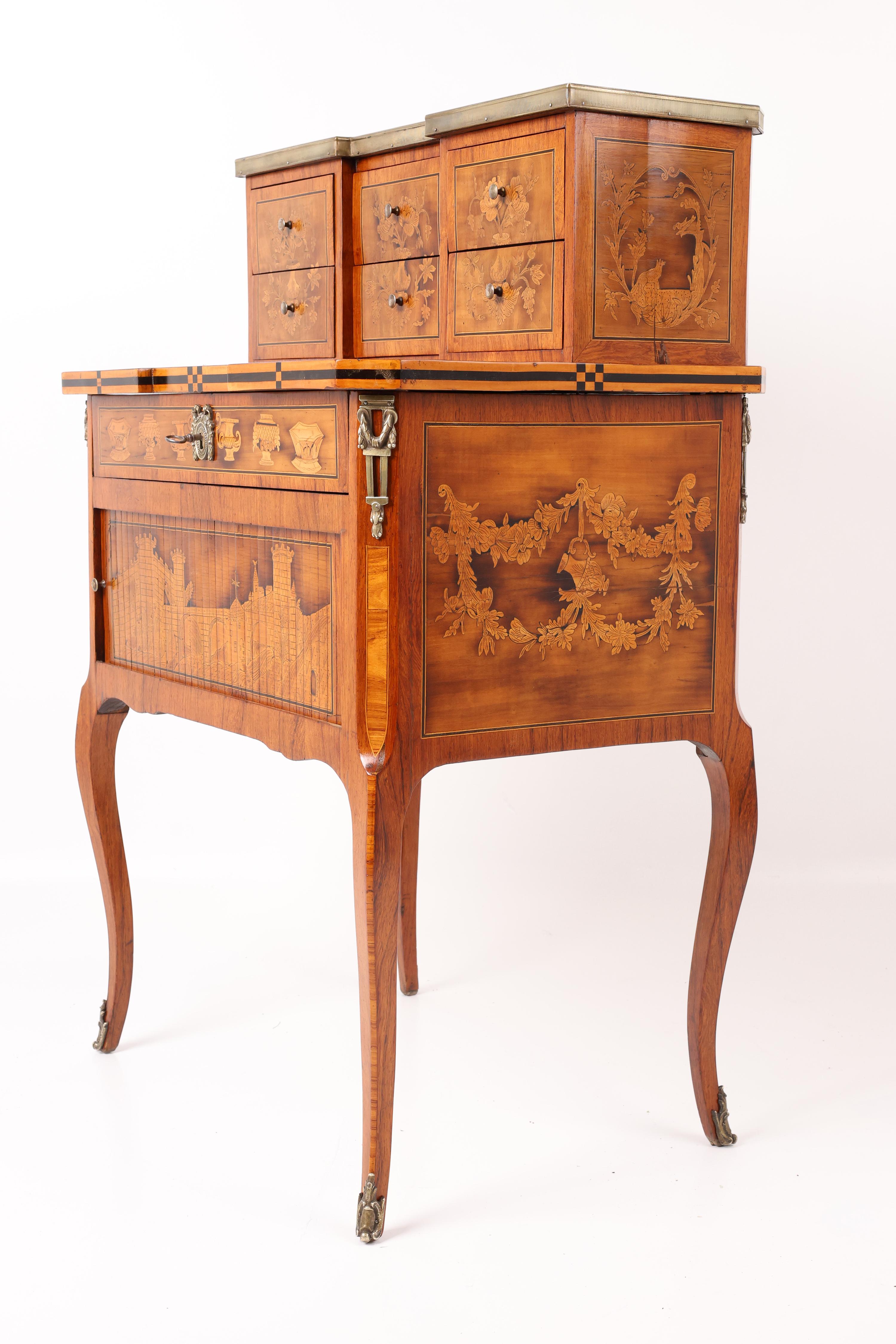 French Late 19th Century Small Ladies’ Writing Desk For Sale