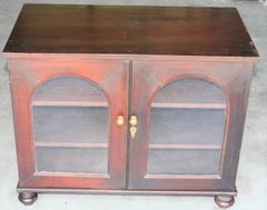 Late 19th Century Small Mahogany Cabinet Made by Lazarus of Calcutta