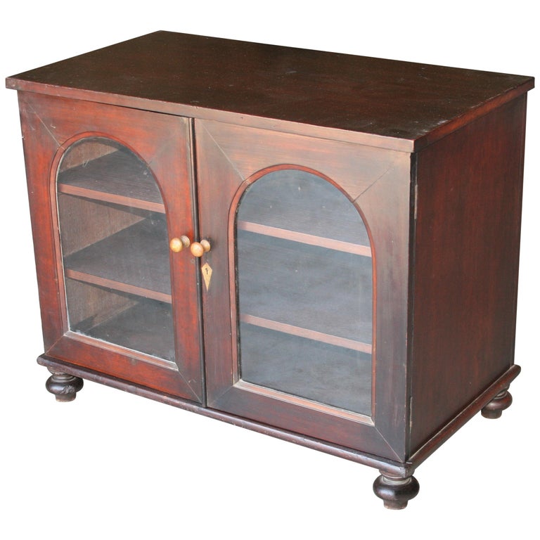 Late 19th Century Small Mahogany Cabinet Made By Lazarus Of