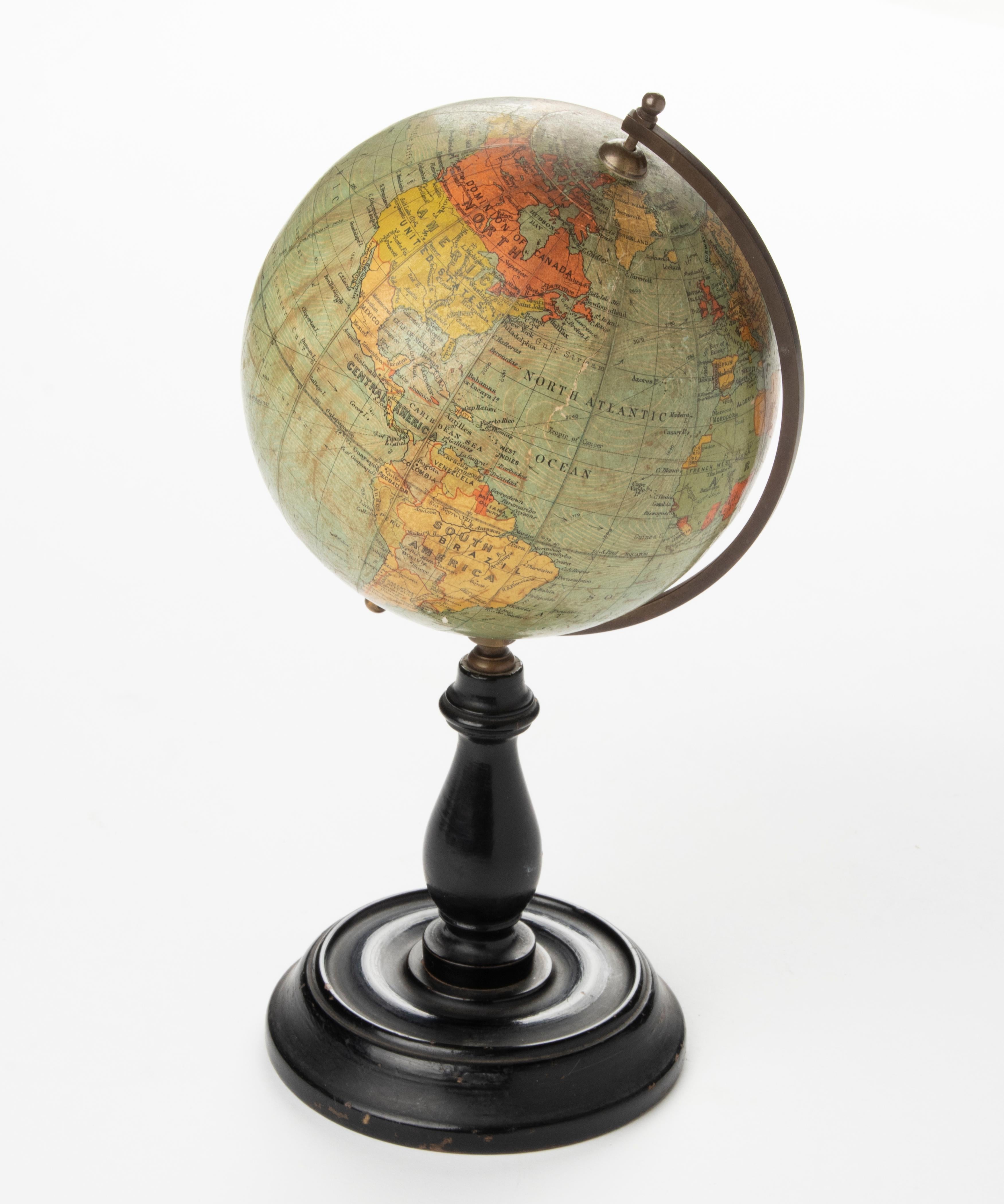 Late 19th Century Small Size Globe Edited by Philips Terrestrial London For Sale 2
