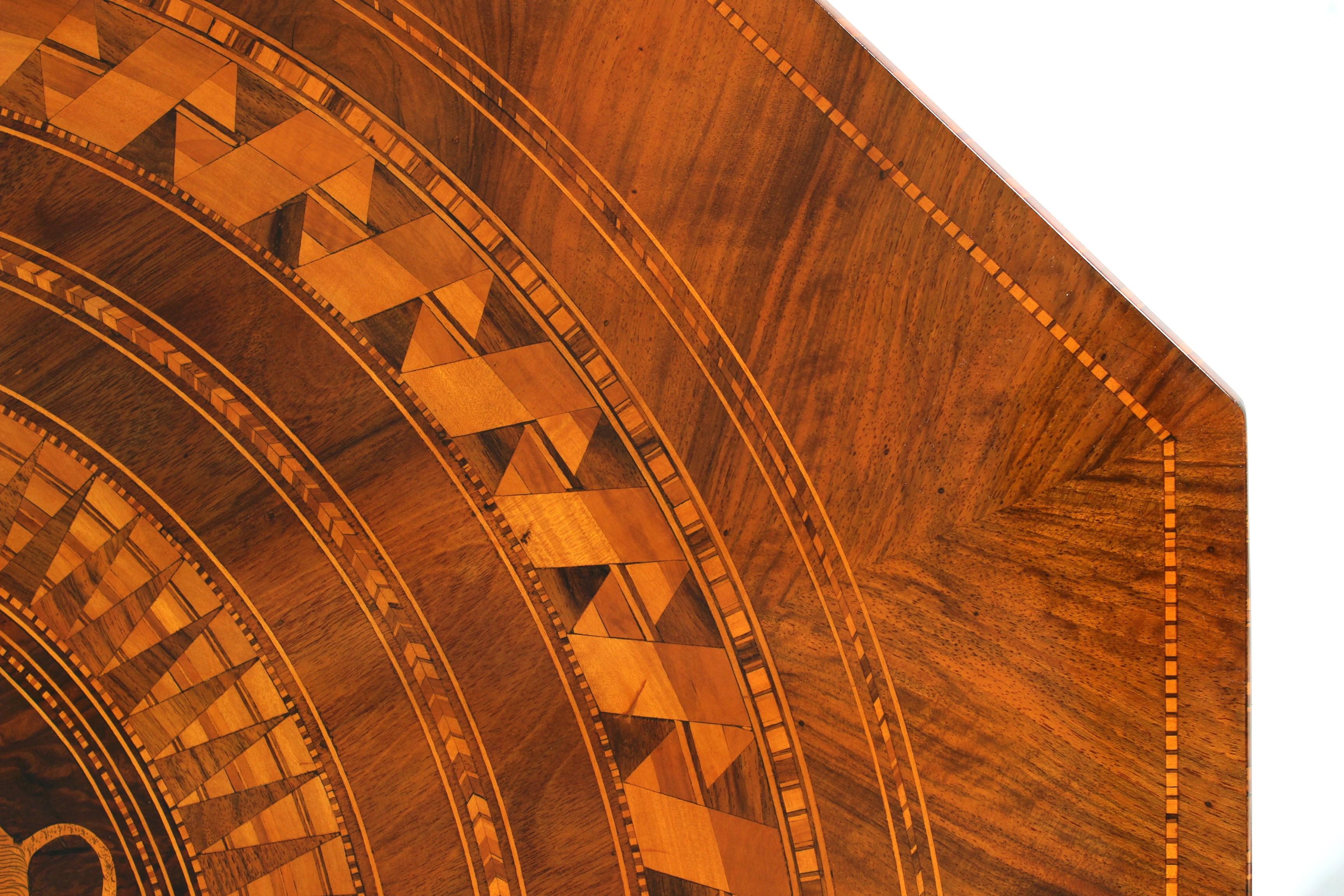 Late 19th Century Sorrento Marquetry Table, Holy George, Italy, circa 1880 1