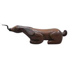 Late 19th Century SouthEast Asian Hand Carved Wooden Coconut Grater