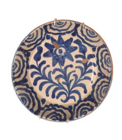 Late 19th Century Spanish Blue and White Fajalauza Bowl