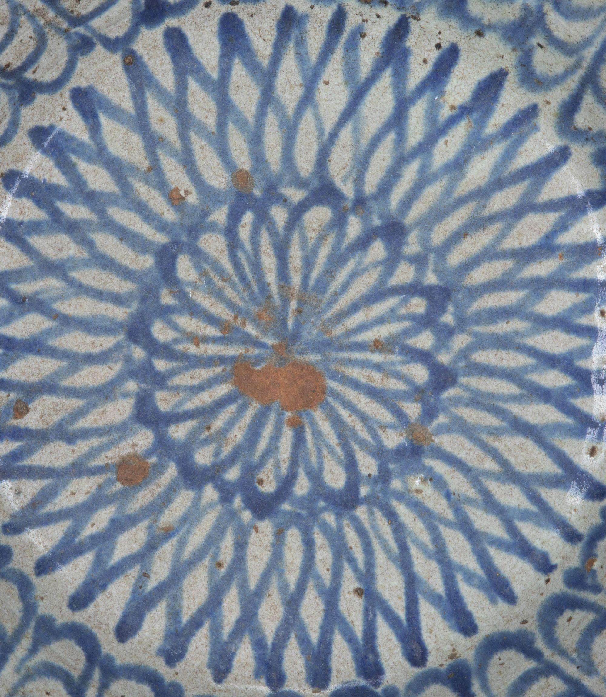 Ceramica Ciotola in ceramica Fajalauza bianca e blu della fine del XIX secolo in vendita