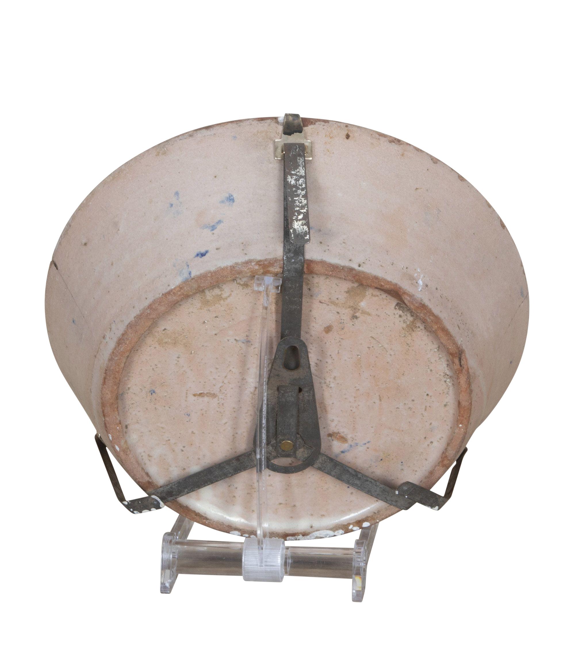 Ciotola in ceramica Fajalauza bianca e blu della fine del XIX secolo in vendita 1