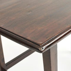 Late 19th Century Spanish Colonial Side Table Crafted in Narra Hardwood