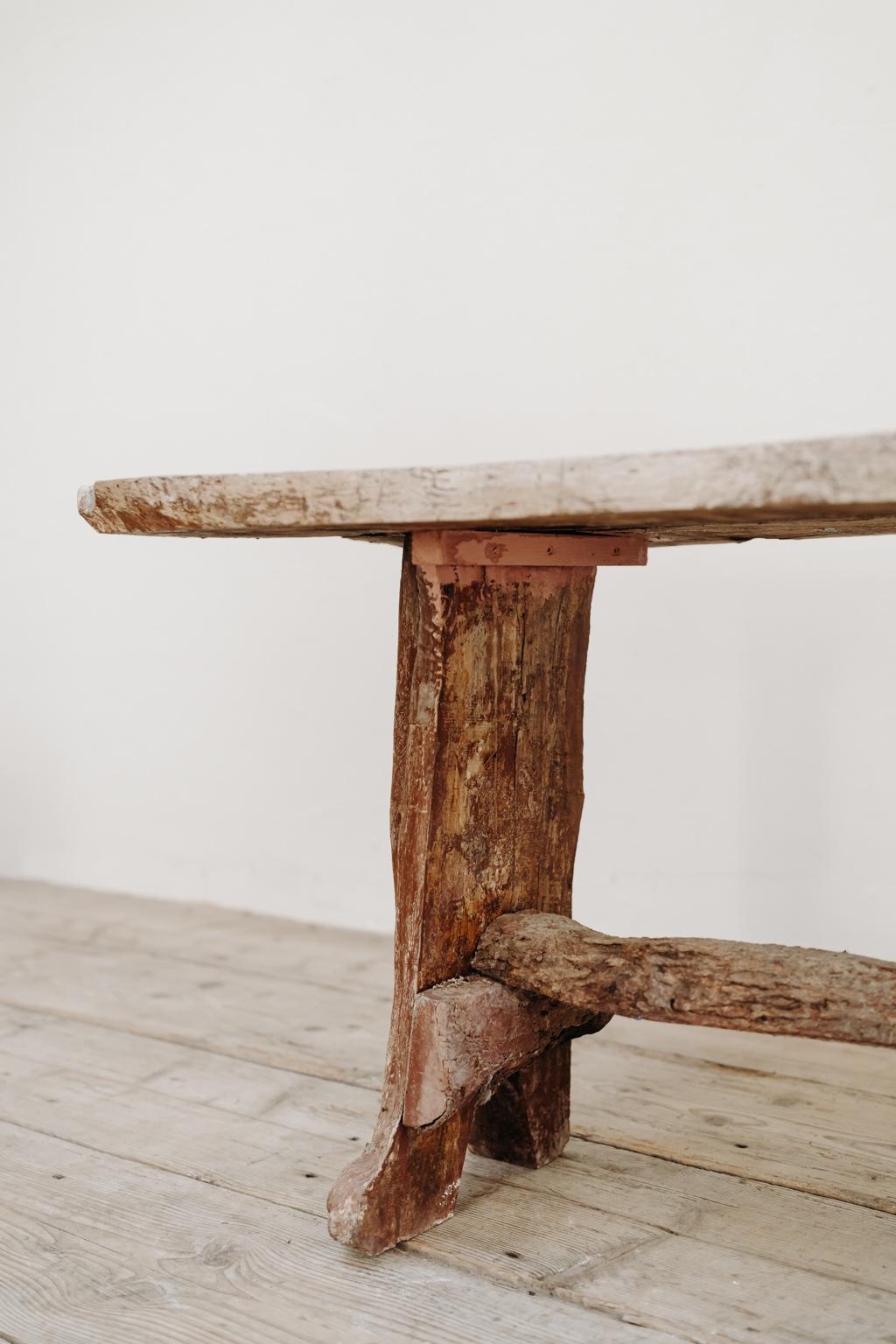 Late 19th Century Spanish Naturalistic/Primitive Table For Sale 4
