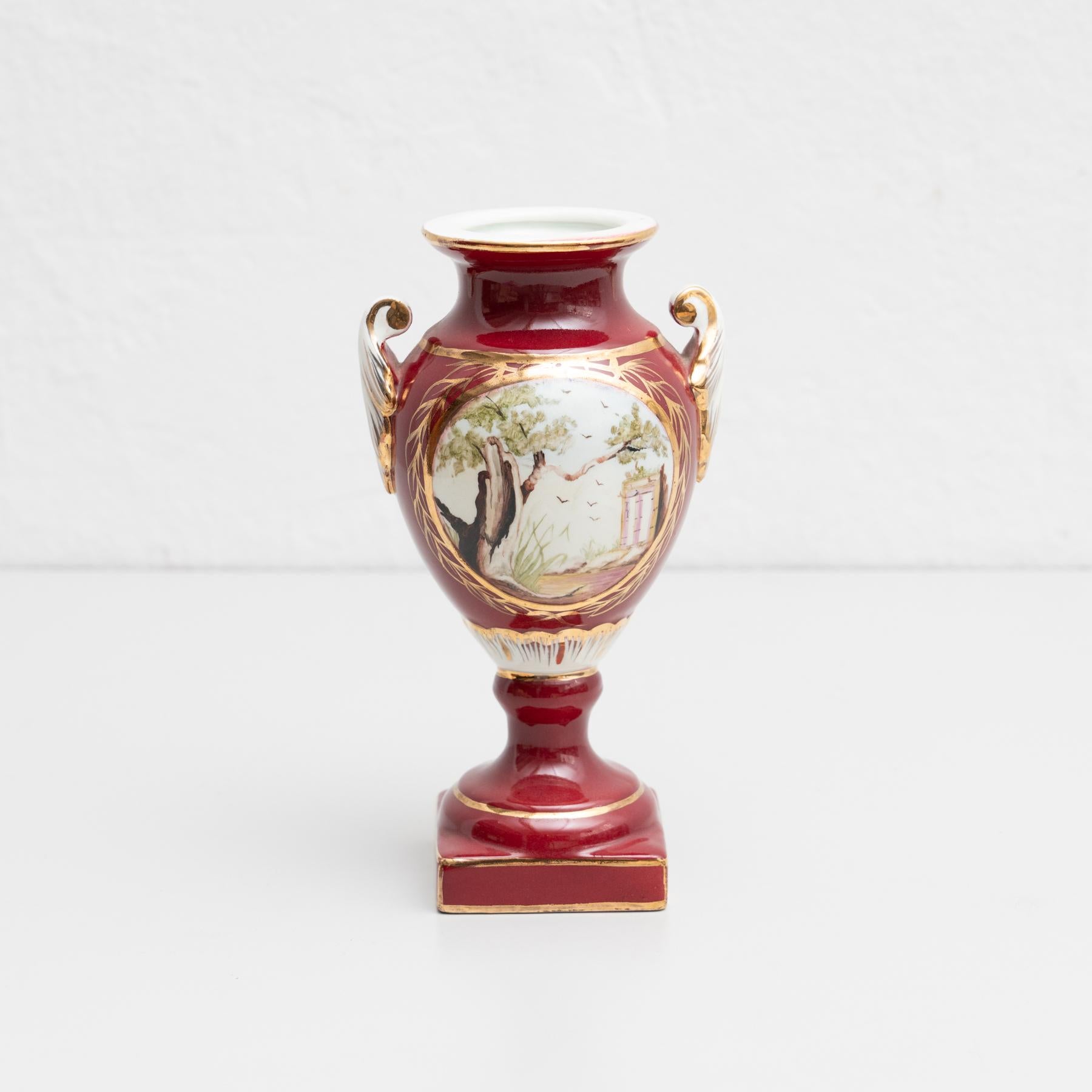 Late 19th Century Spanish Serves Style Vase For Sale 3