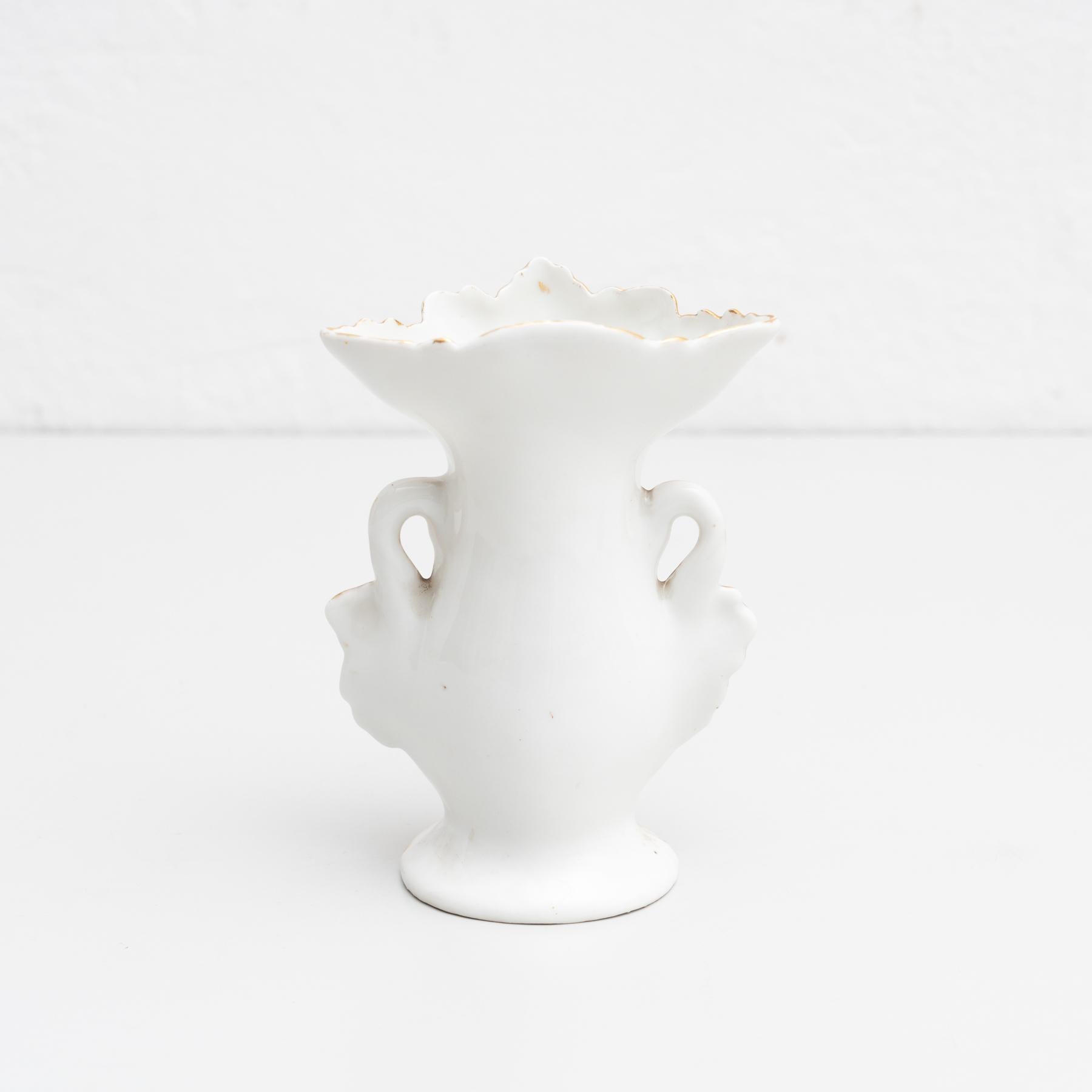 Porcelaine Vase de style Serves espagnol de la fin du 19e siècle en vente