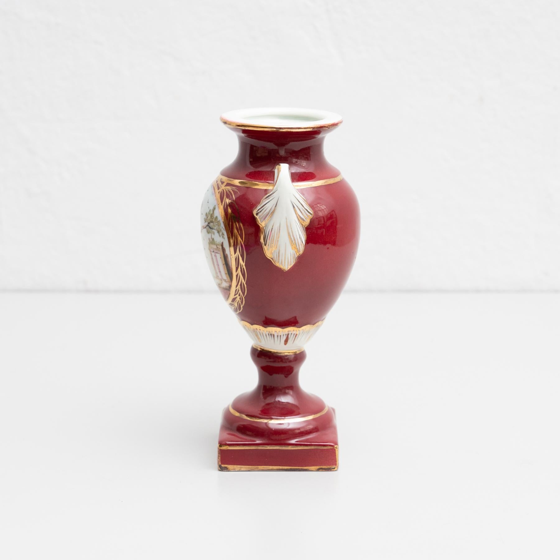 Late 19th Century Spanish Serves Style Vase For Sale 1