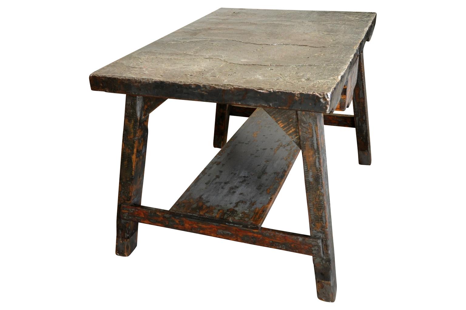 Late 19th Century Spanish Work Table In Good Condition In Atlanta, GA