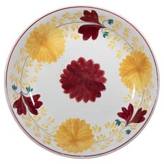 Antique Late 19th Century Spongeware Plate