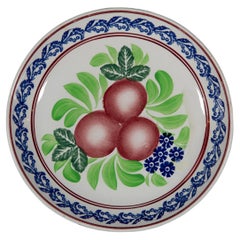 Antique Late 19th Century Spongeware Plate