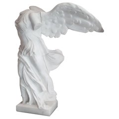 Late 19th Century Statuary Marble Statue of the Winged Victory of Samothrace