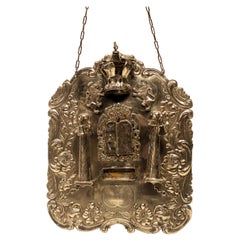 Late 19th Century Sterling Silver Torah Breast Plate
