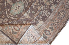 Late 19th Century Handwoven Sultanabad Rug, Wool, Floral Motif, Iran