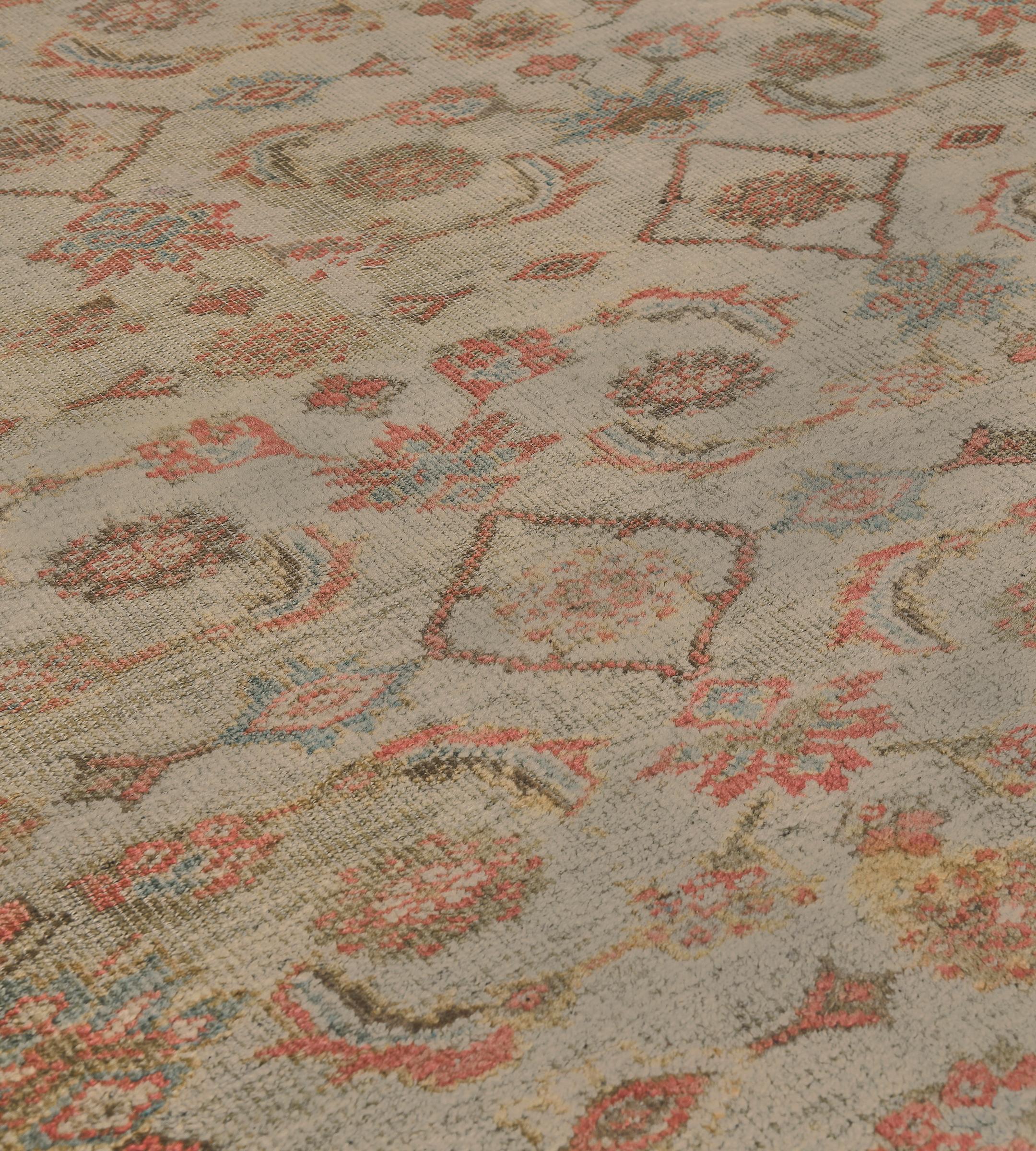 Persiano Tappeto Sultanabad Rugs della fine del XIX secolo proveniente dalla Persia occidentale in vendita