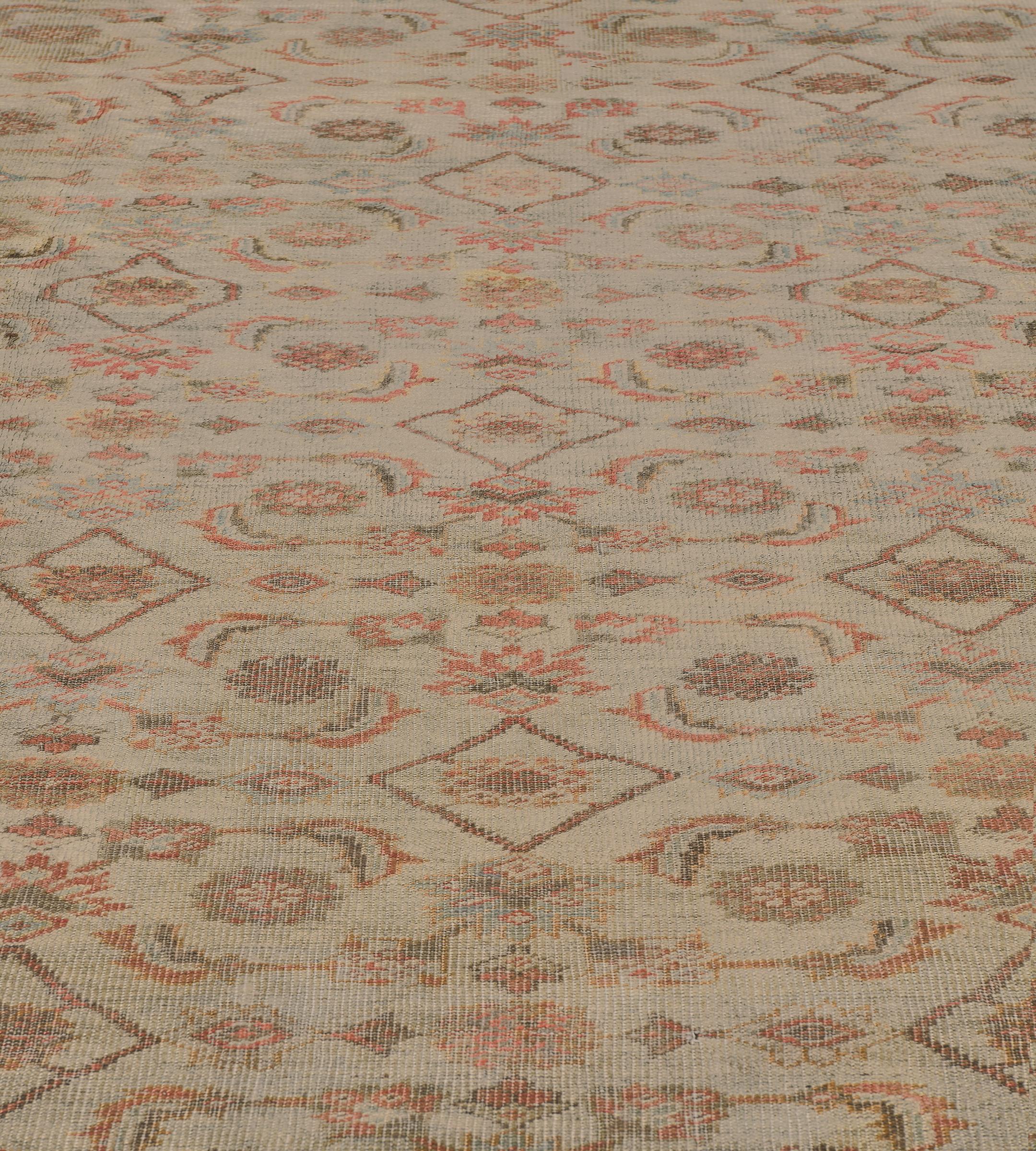 Tappeto Sultanabad Rugs della fine del XIX secolo proveniente dalla Persia occidentale in vendita 2
