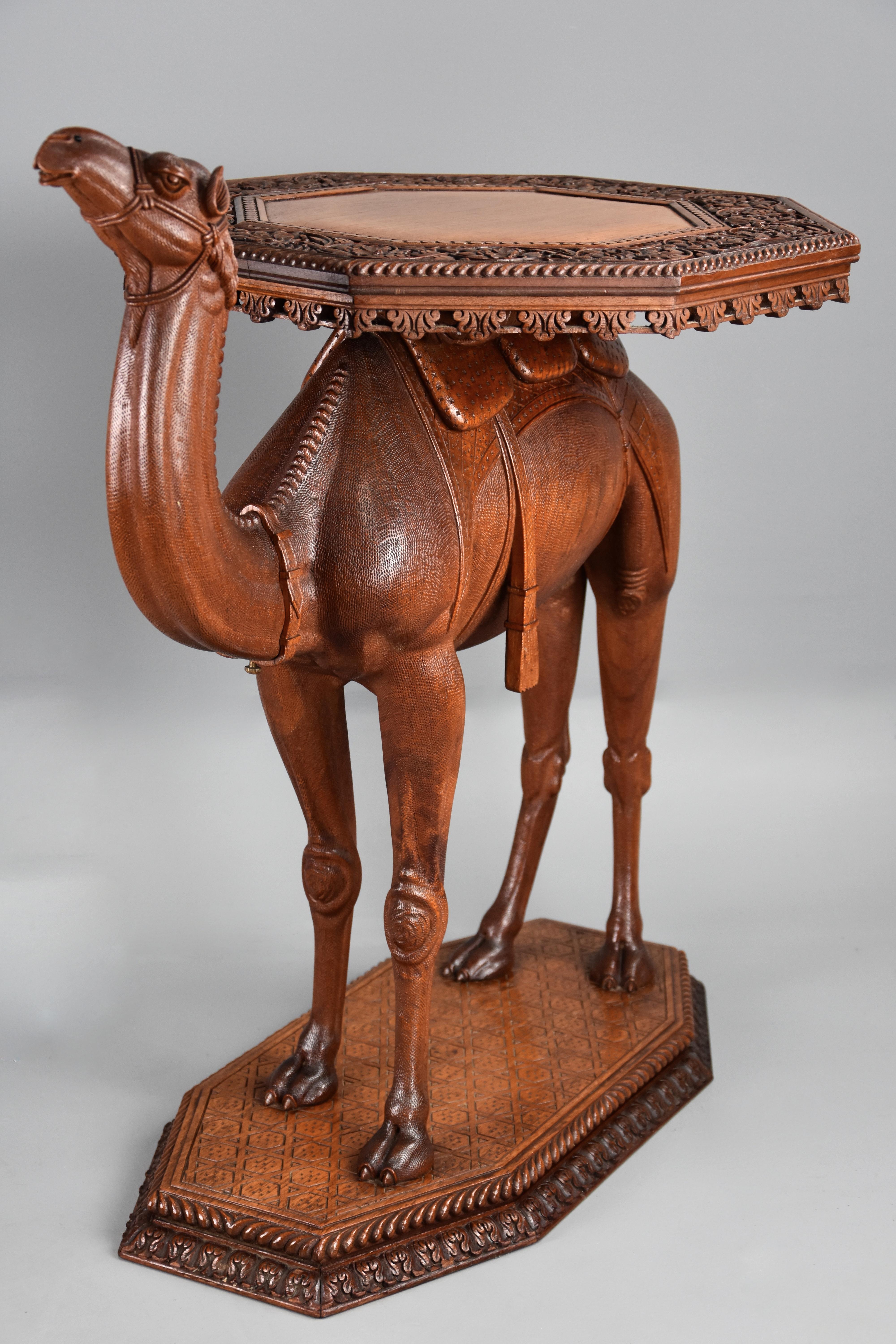 Late 19th Century Superb Quality Anglo Indian Hardwood Camel Table For Sale 2
