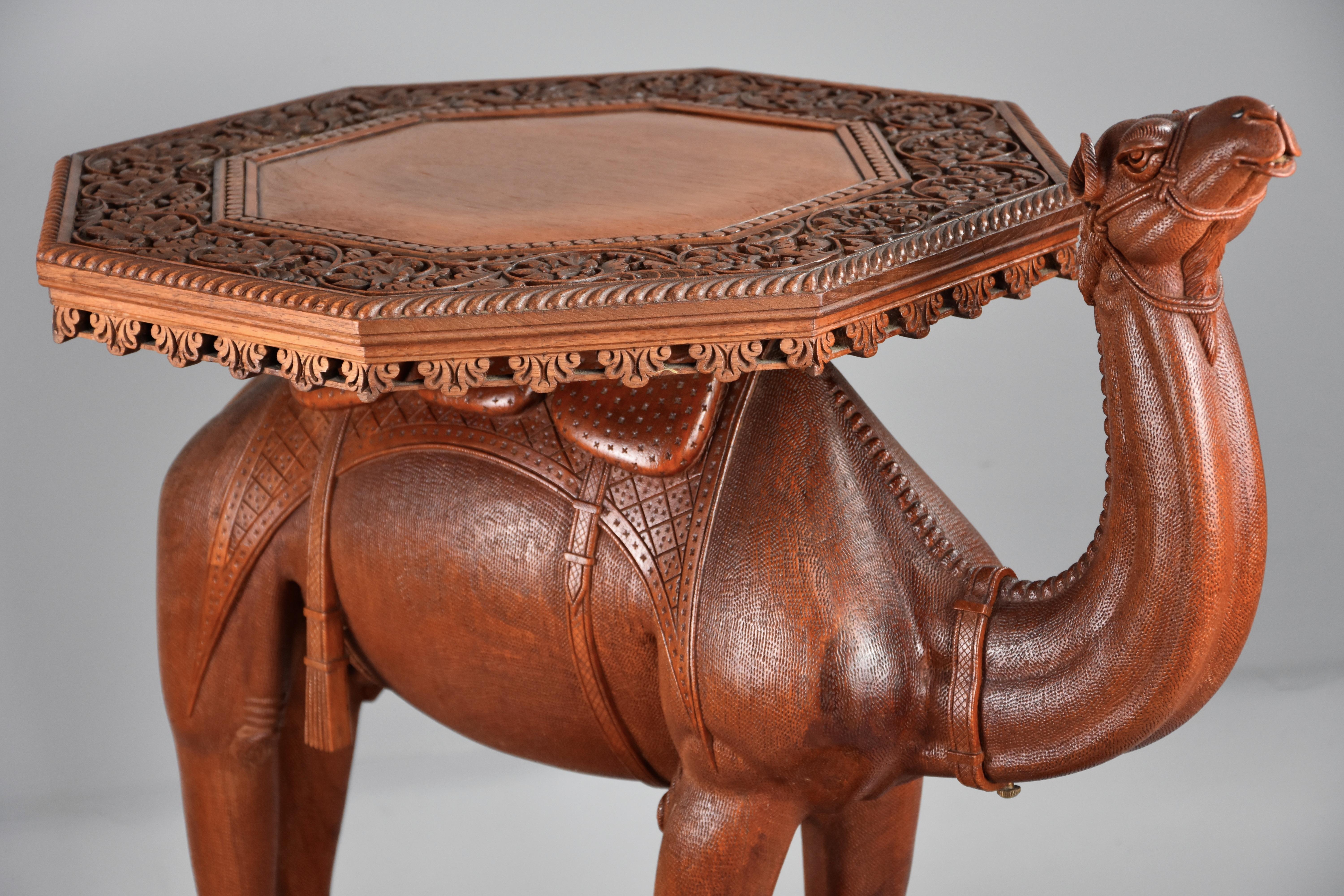 Late 19th Century Superb Quality Anglo Indian Hardwood Camel Table For Sale 4