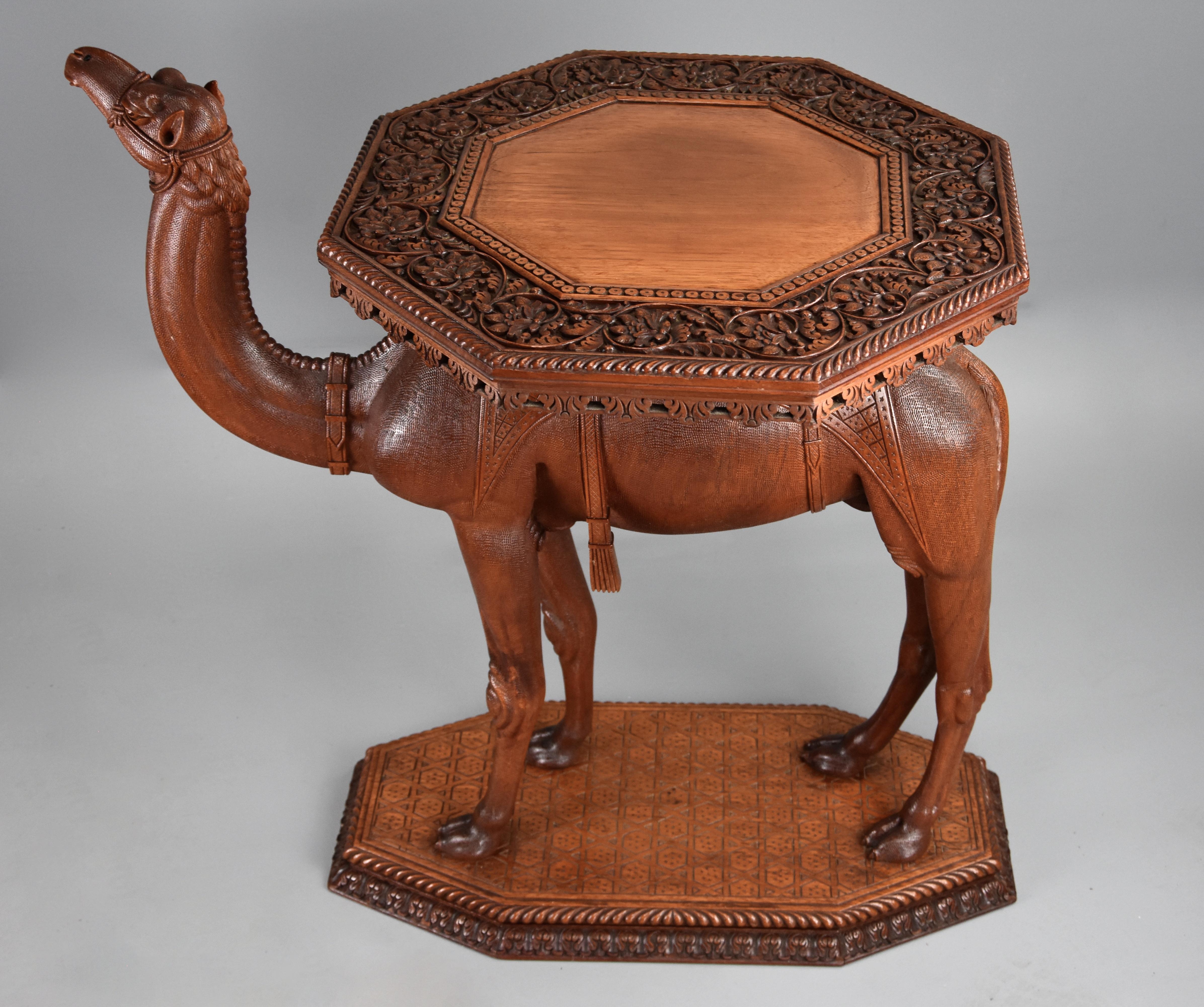 Late 19th Century Superb Quality Anglo Indian Hardwood Camel Table For Sale 5
