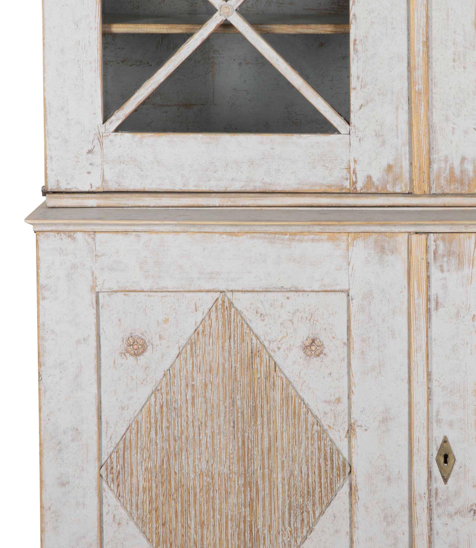Late 19th Century Swedish Astral Glazed Bookcase For Sale 2