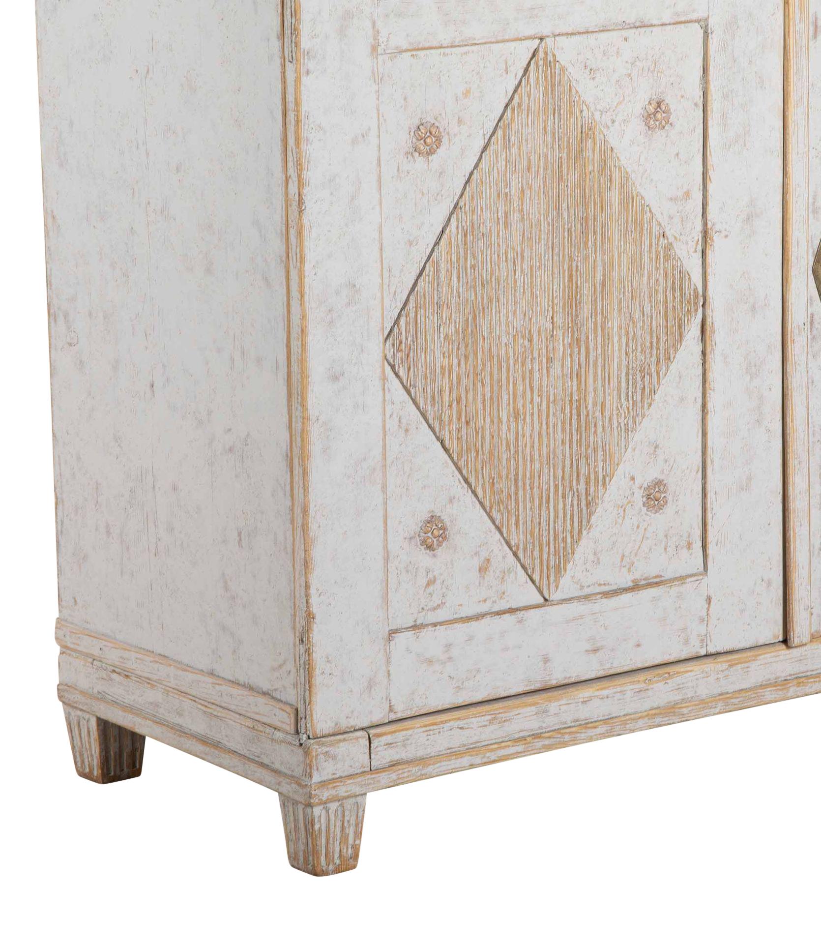 Late 19th Century Swedish Astral Glazed Bookcase For Sale 4