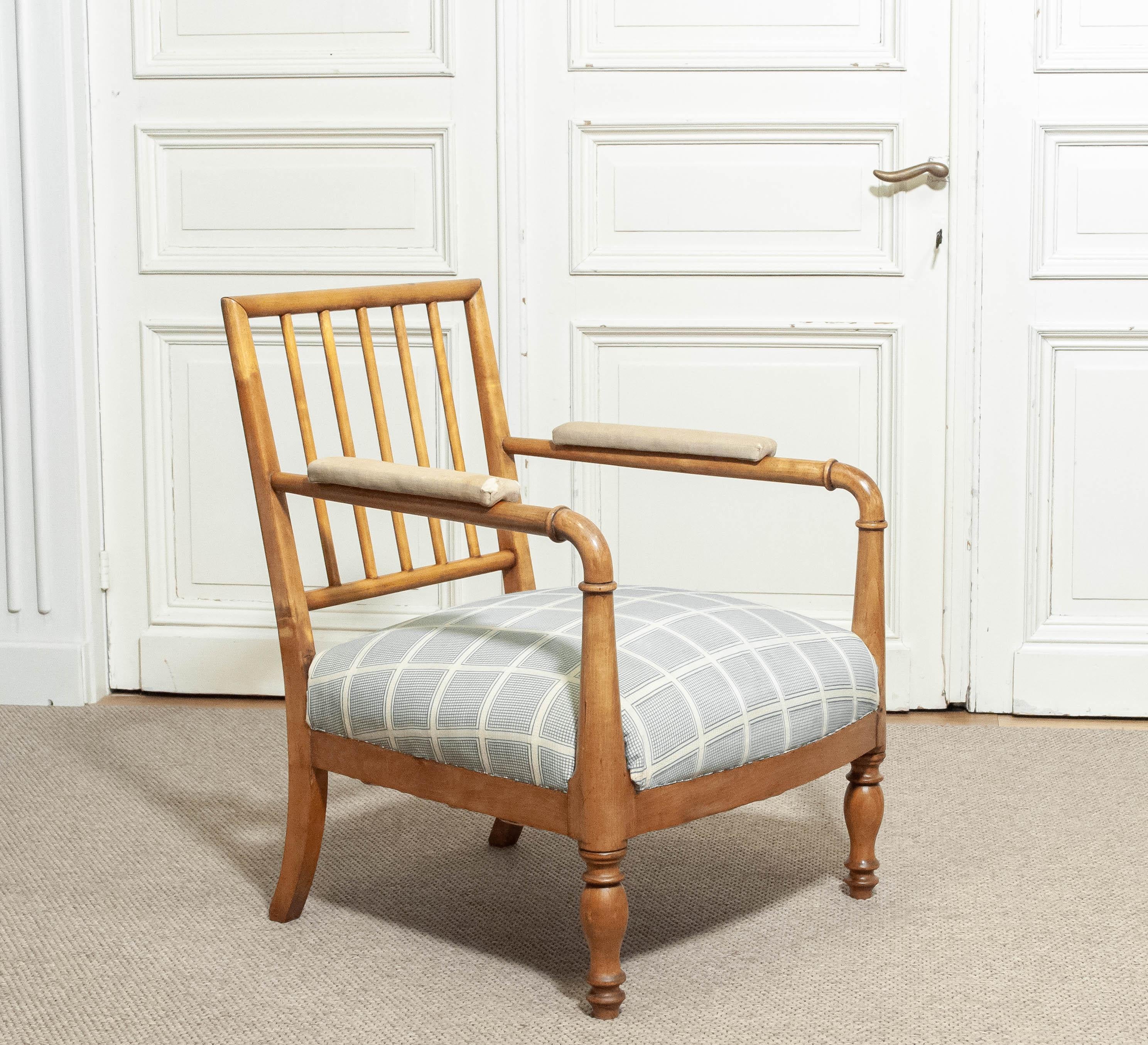 Suédois Fauteuil Biedermeier suédois de la fin du XIXe siècle en vente