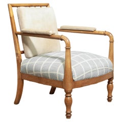 Fauteuil Biedermeier suédois de la fin du XIXe siècle