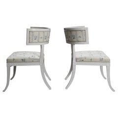 Late 19th Century Swedish Gustavian Klismos Chairs
